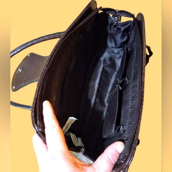 Payless Brown Hand Shoulder Bag Purse - Picture 4 of 6